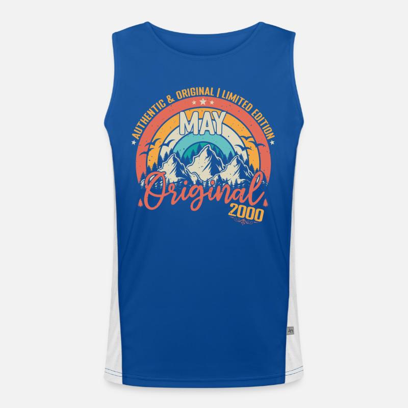 May 2000 May Anniversary 2000 May Original Men's Functional Contrast Tank Top 