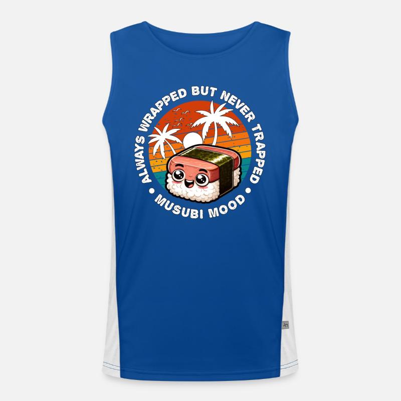 ALWAYS WRAPPED BUT NEVER TRAPPED MUSUBI MOOD Men's Functional Contrast Tank Top 