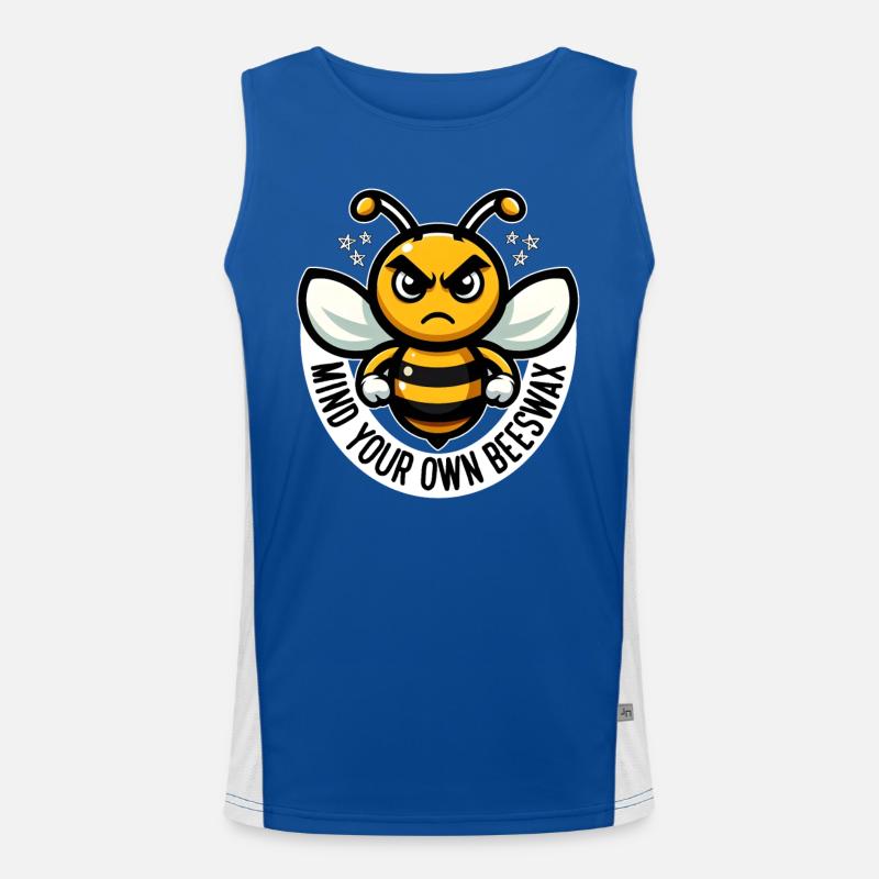 MIND YOUR OWN BEESWAX Men's Functional Contrast Tank Top 