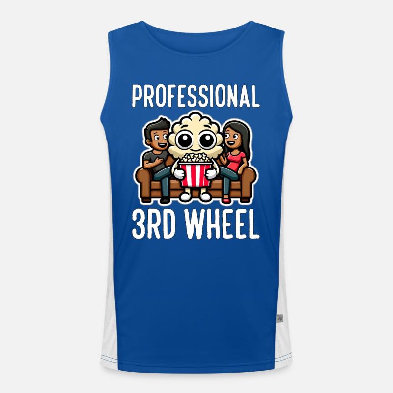 PROFESSIONAL THIRD WHEEL - GIFT Men's Functional Contrast Tank Top 