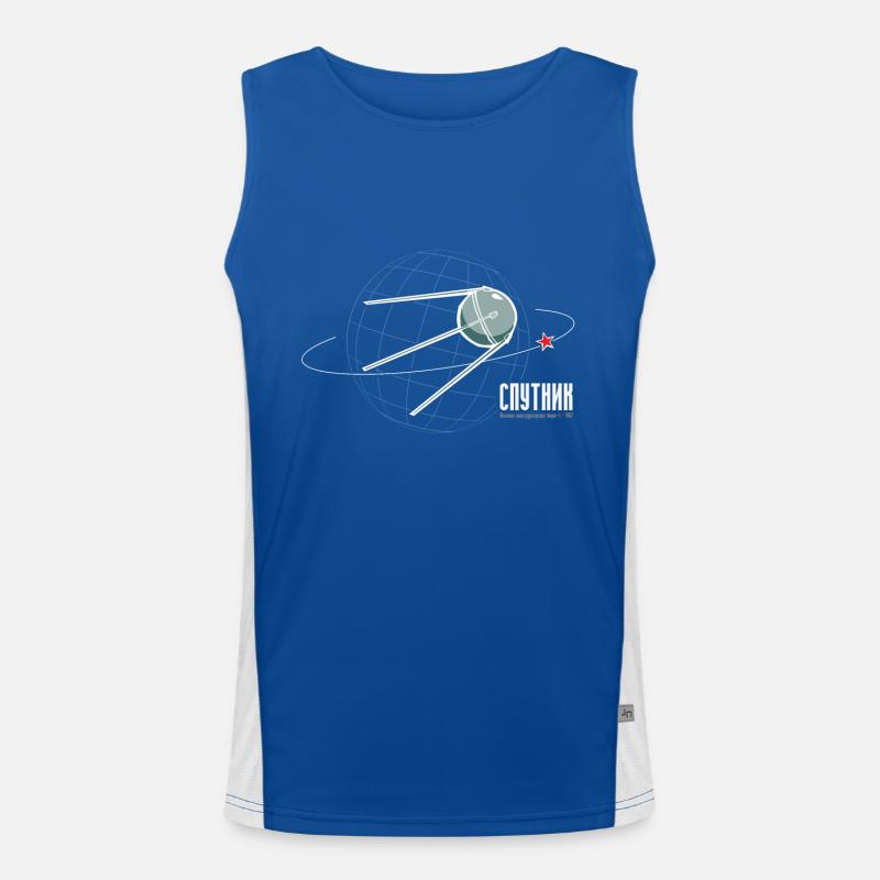 Sputnik! Funktionelles Kontrast-Tank Top für Männer 