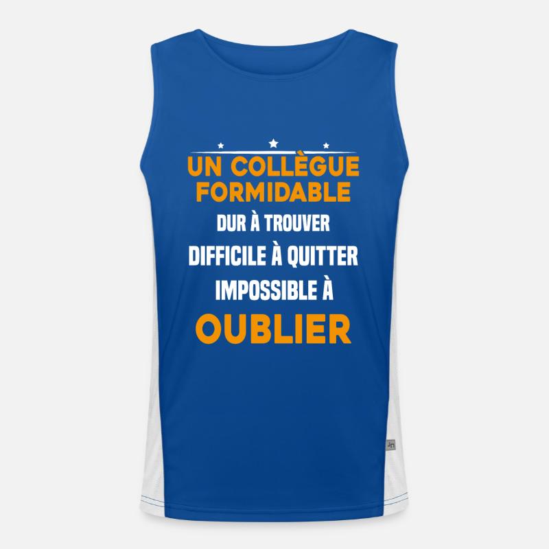 Collègue formidable dur à trouver Cadeau Débardeur respirant contrasté Homme 