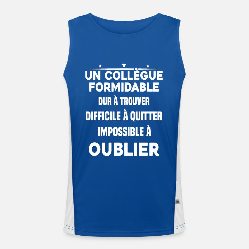 Collègue formidable dur à trouver Cadeau Débardeur respirant contrasté Homme 