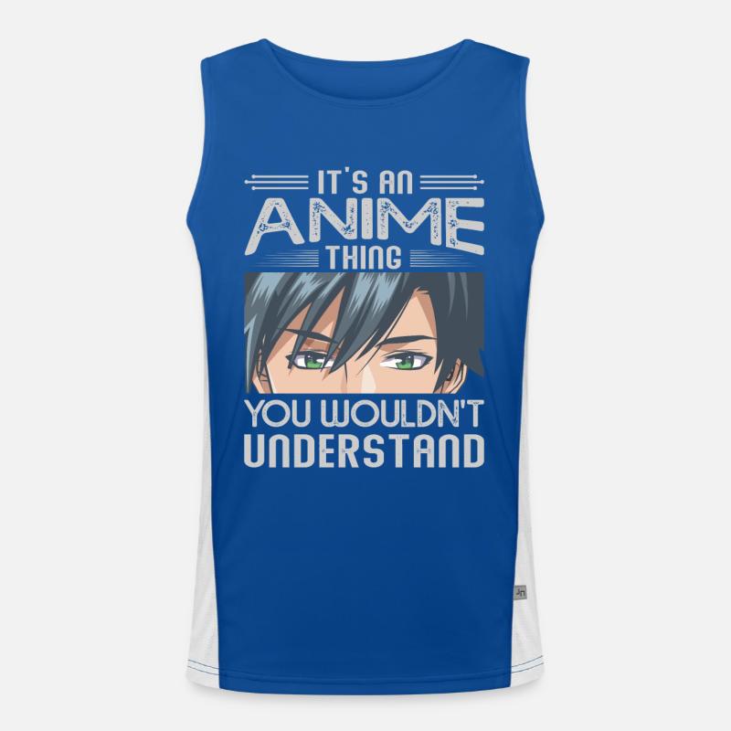 C’est un truc d’anime, vous ne comprenez pas Débardeur respirant contrasté Homme 