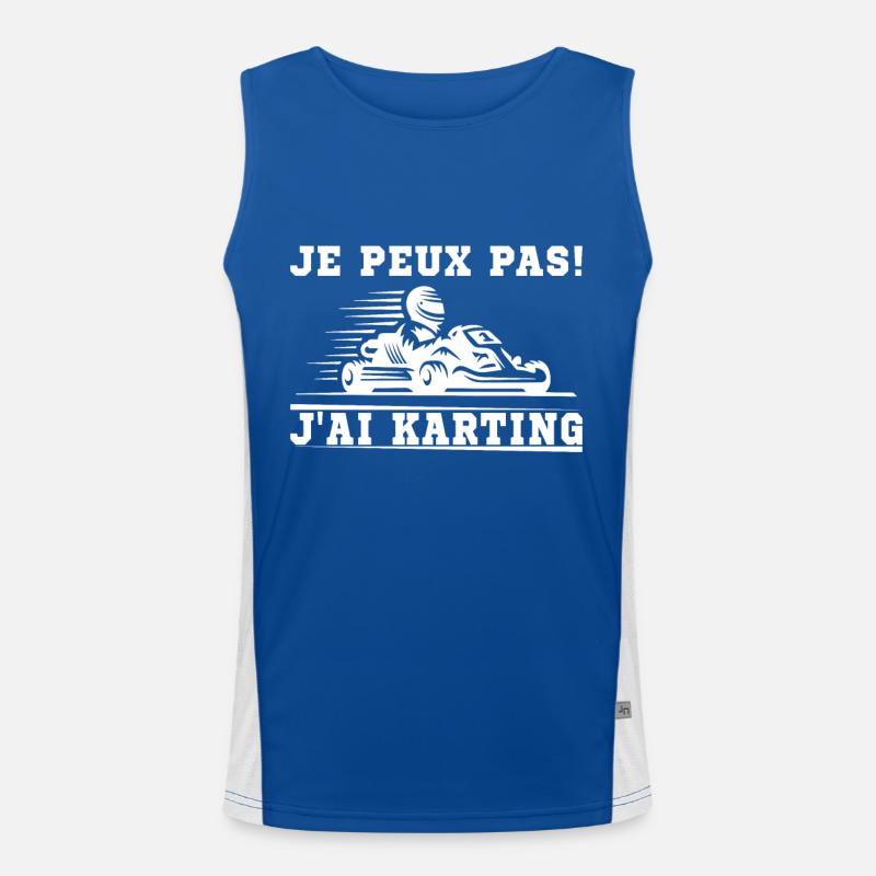 Je Peux Pas J'ai Karting Débardeur respirant contrasté Homme 