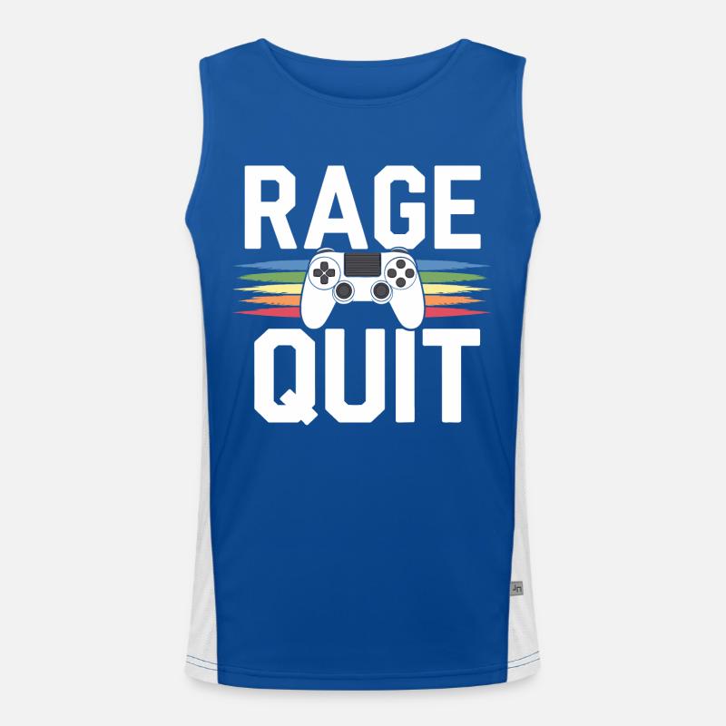 Rage quit Débardeur respirant contrasté Homme 