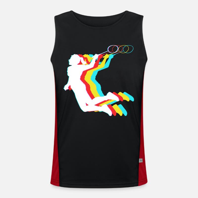 Badminton Funktionelles Kontrast-Tank Top für Männer 