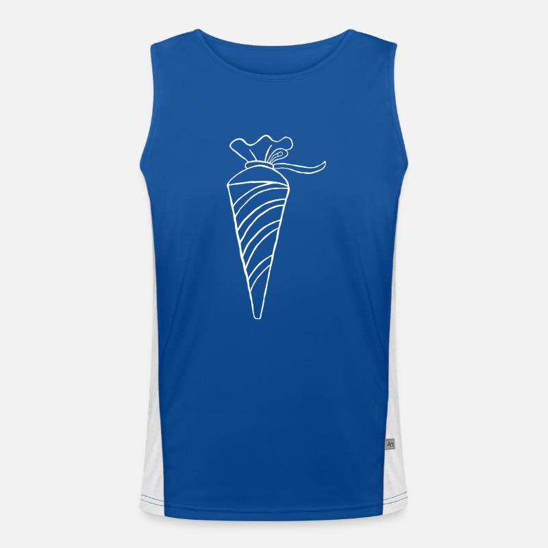 School bag, sugar bag, school start Men's Functional Contrast Tank Top 