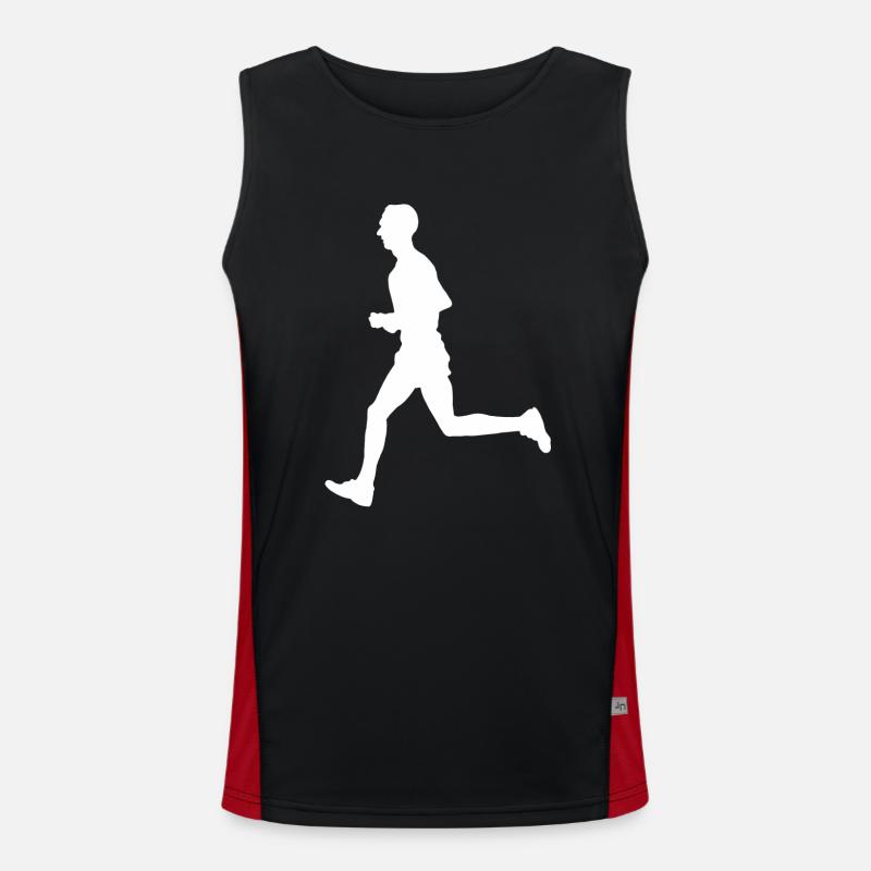 Jogger Run Cardio Training Run Fit Jog Débardeur respirant contrasté Homme 