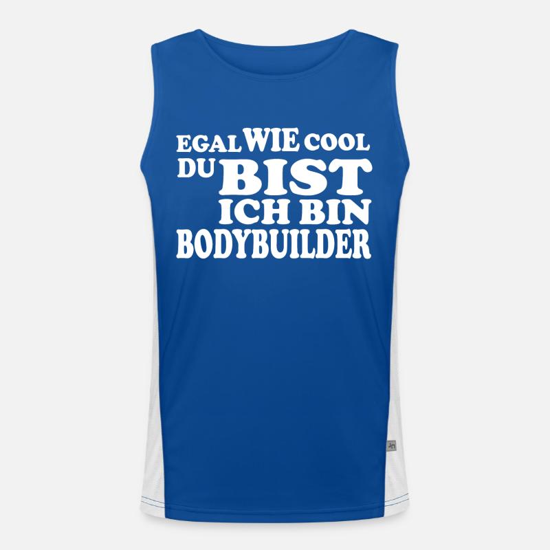 Bodybuilder Funktionelles Kontrast-Tank Top für Männer 