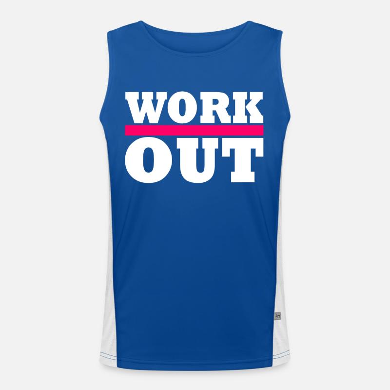 Workout Funktionelles Kontrast-Tank Top für Männer 