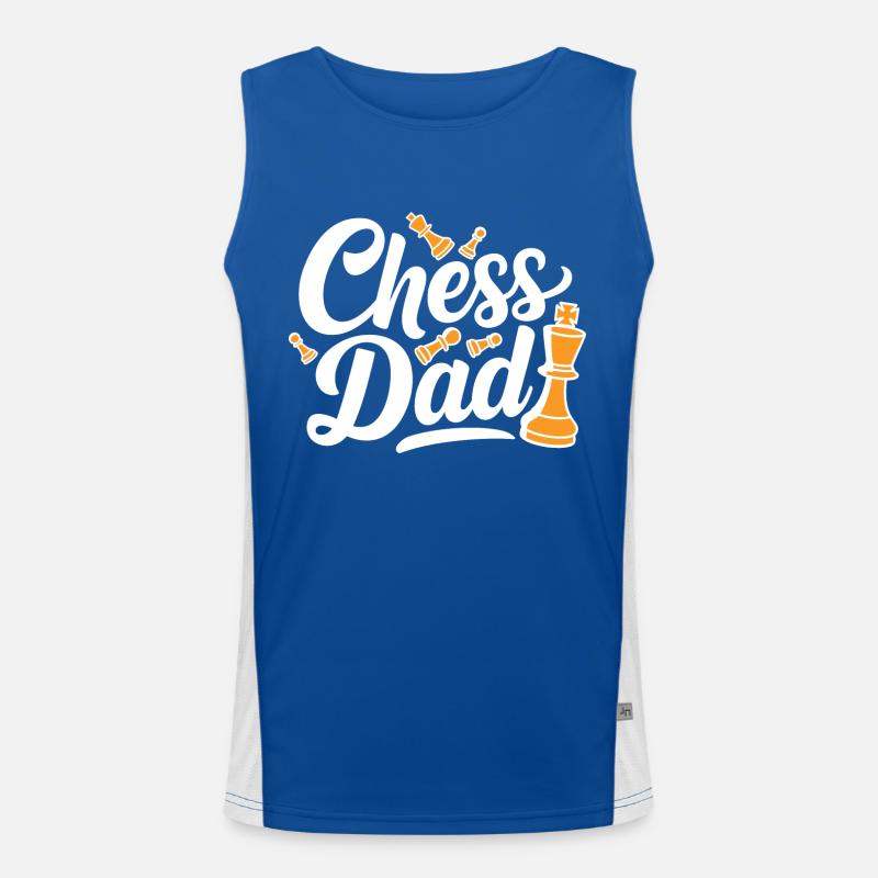 Chess Dad Chess Dire Citation Débardeur respirant contrasté Homme 