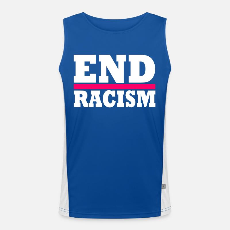 End Racism Débardeur respirant contrasté Homme 