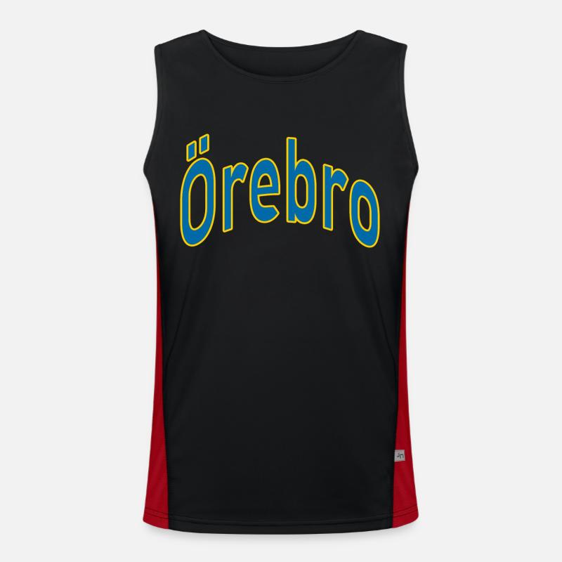 Örebro Funktionelles Kontrast-Tank Top für Männer 