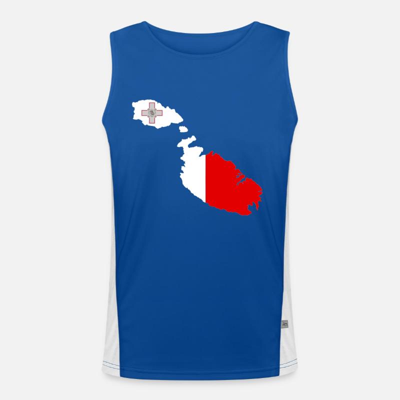 Malta Funktionelles Kontrast-Tank Top für Männer 