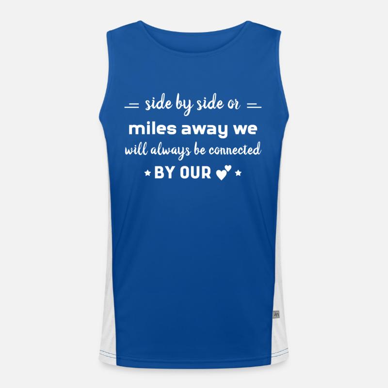 beste freunde Funktionelles Kontrast-Tank Top für Männer 