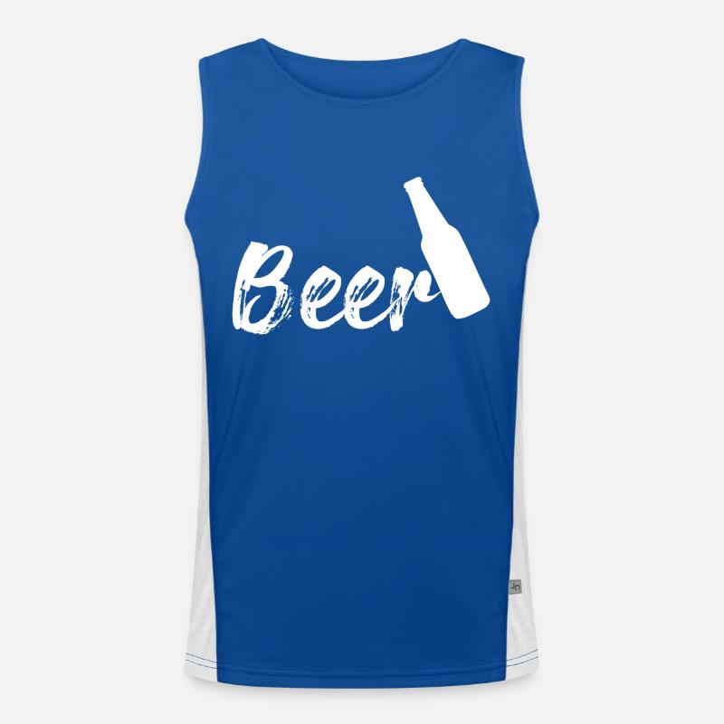 Bier tshirt Funktionelles Kontrast-Tank Top für Männer 
