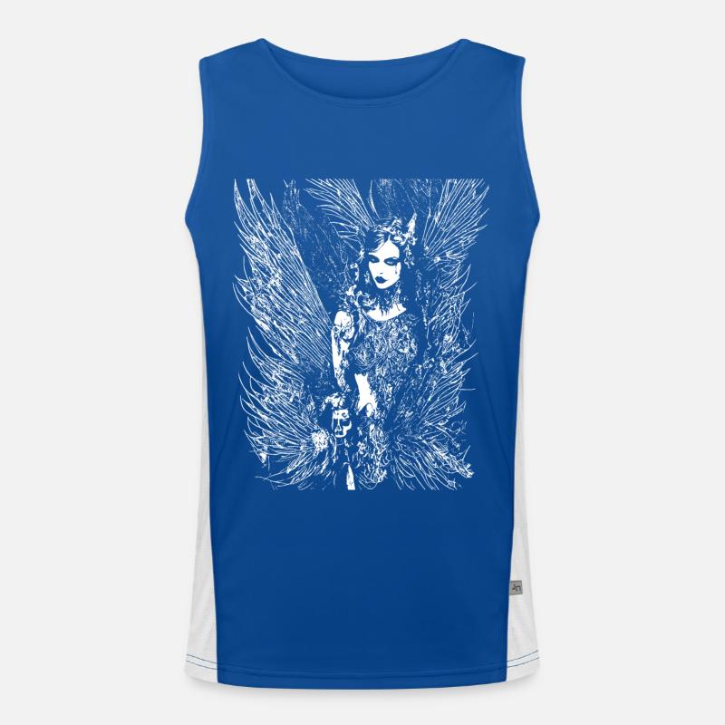 Fairycore Esthétique Squelette Fée Goth Gothique G Débardeur respirant contrasté Homme 