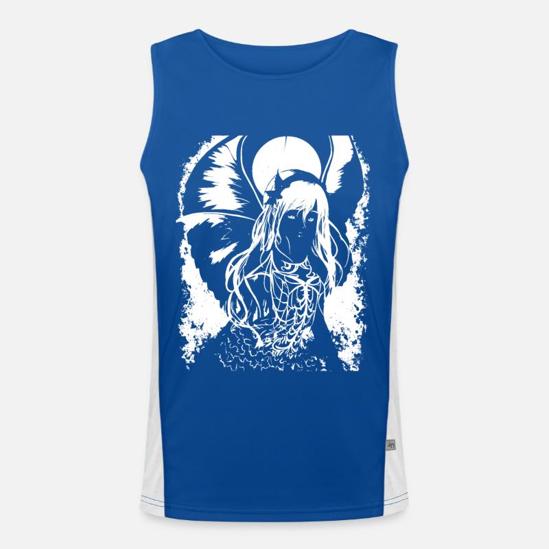 Fairycore Ästhetik Grunge Skelett Fee Goth G Funktionelles Kontrast-Tank Top für Männer 