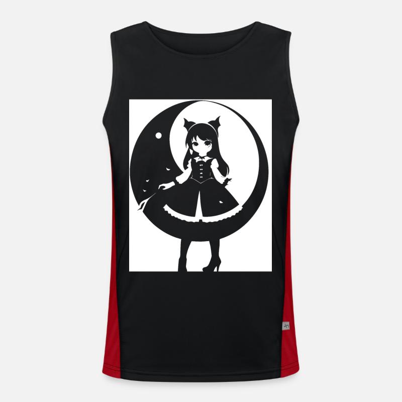Fairycore Esthétique Squelette Fée Goth Grunge G Débardeur respirant contrasté Homme 