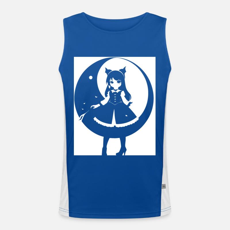 Fairycore Ästhetik Skelett Fee Goth Grunge G Funktionelles Kontrast-Tank Top für Männer 