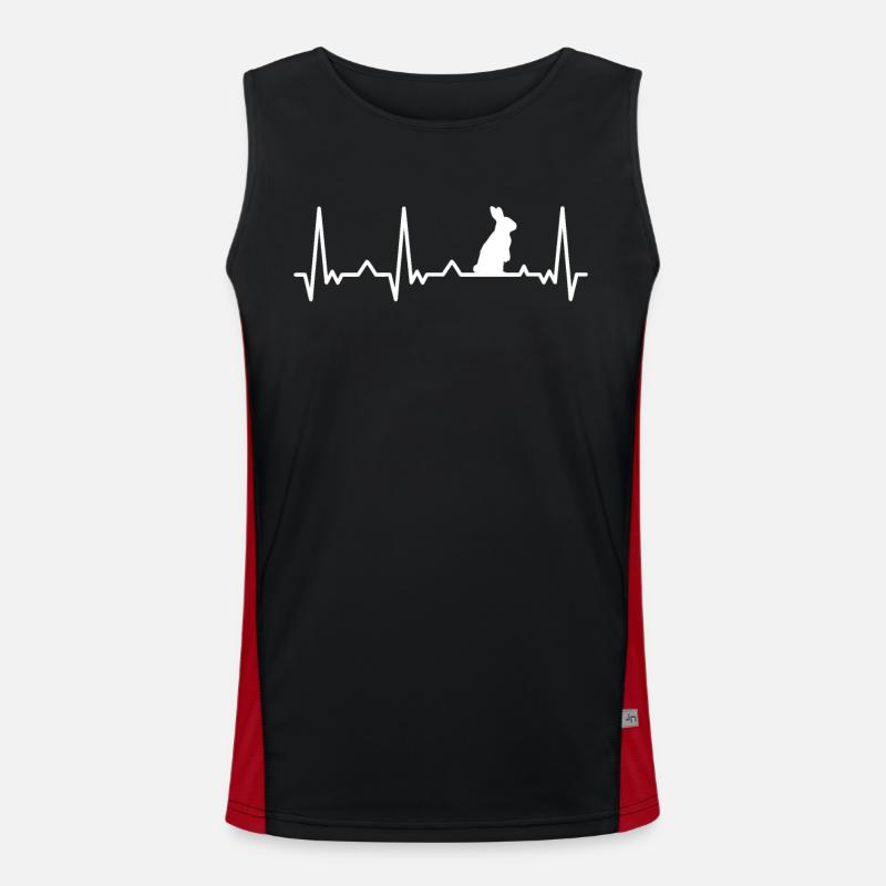 Rabbit Animal Pet Rabbit Men's Functional Contrast Tank Top 