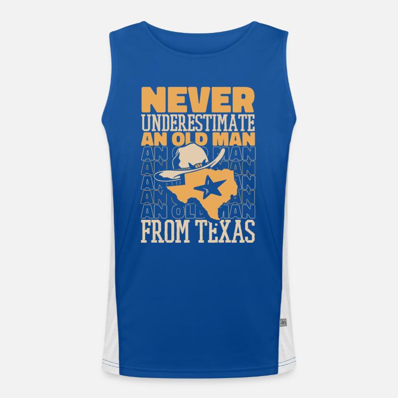 Texas State Texans Texas Men's Functional Contrast Tank Top 
