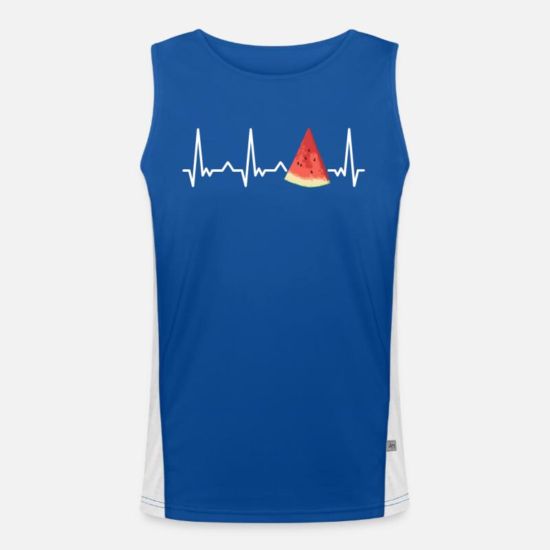 Fruit de melon d’eau Débardeur respirant contrasté Homme 