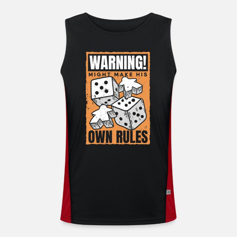 Board Game Board Games Board Games Men's Functional Contrast Tank Top 