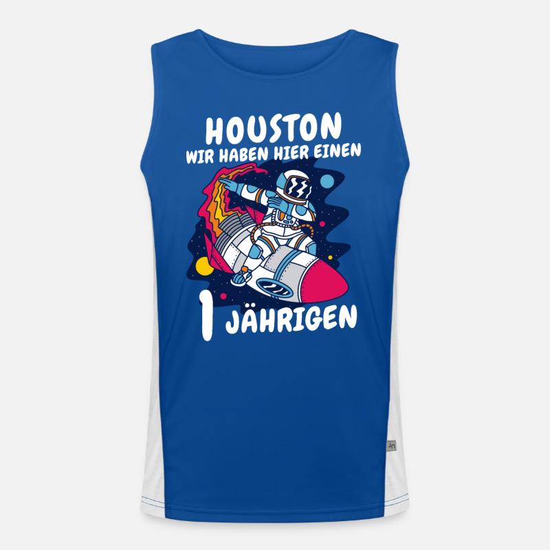Geburtstagsgeschenk 1 Jahr Geburtstagskind Funktionelles Kontrast-Tank Top für Männer 