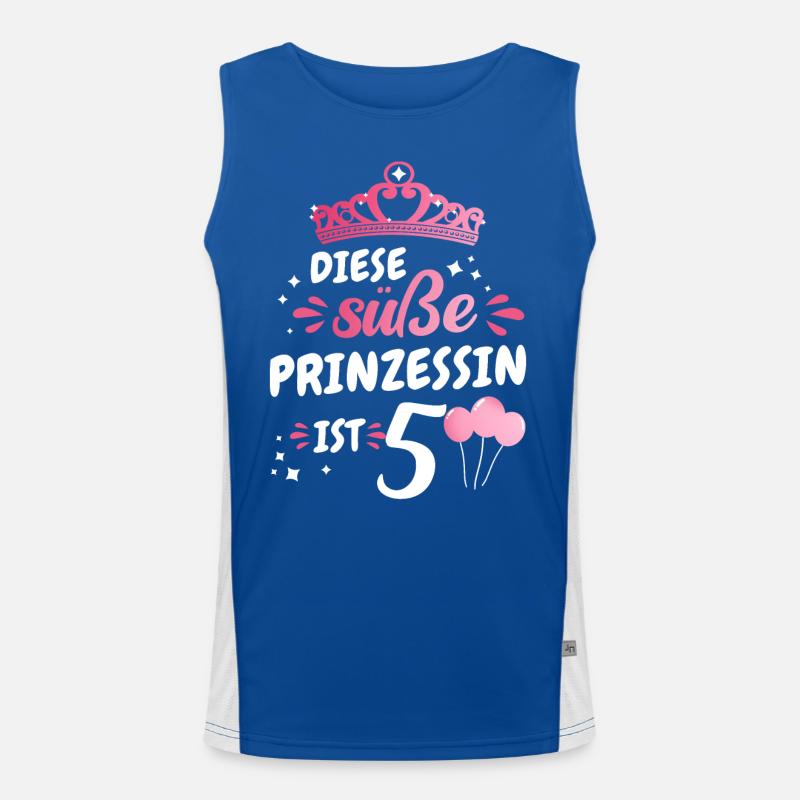 Geburtstagsgeschenk 5 Jahre Geburtstagskind Funktionelles Kontrast-Tank Top für Männer 