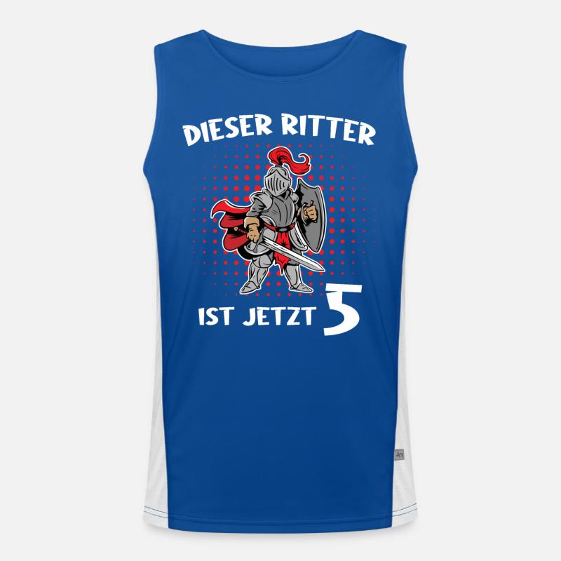 Geschenk 5 Jahre Geburtstagskind Funktionelles Kontrast-Tank Top für Männer 