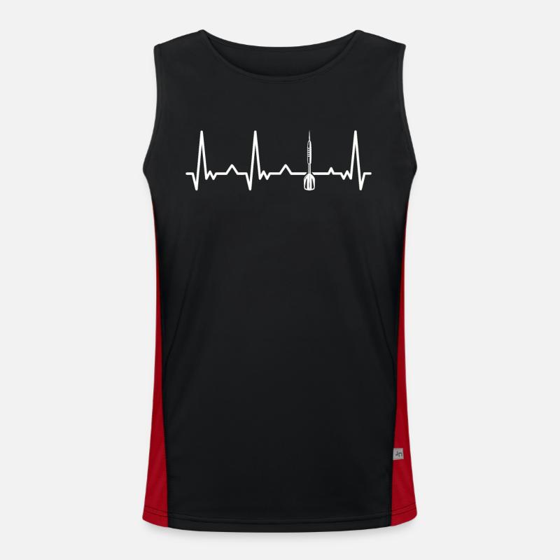 Darts Darts Darts Player Darts Men's Functional Contrast Tank Top 