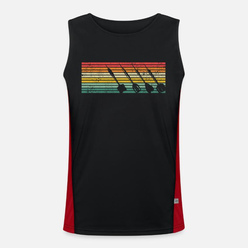 Darts Darts Darts Player Darts Men's Functional Contrast Tank Top 
