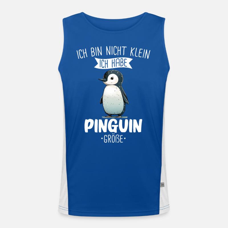 Pinguin Zwergpinguine Kaiserpinguin Funktionelles Kontrast-Tank Top für Männer 