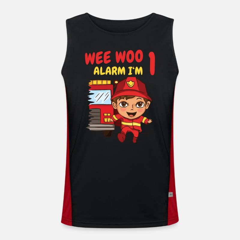 Geschenk 1 Jahr Geburtstagskind Funktionelles Kontrast-Tank Top für Männer 