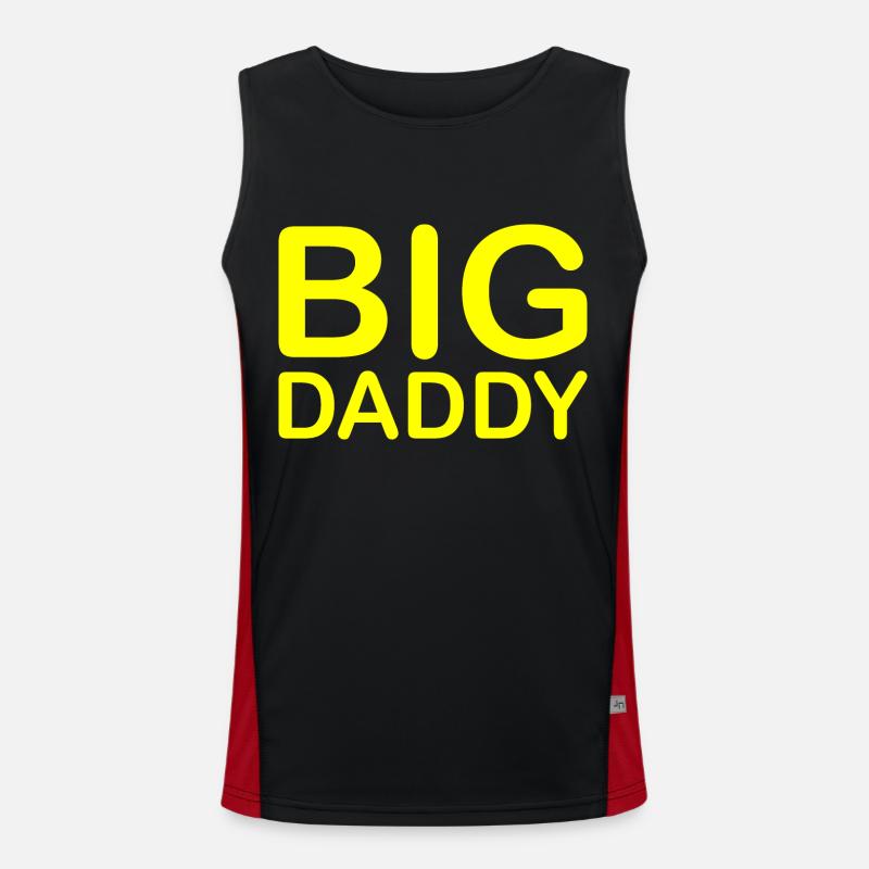 BIG DADDY Men's Functional Contrast Tank Top 