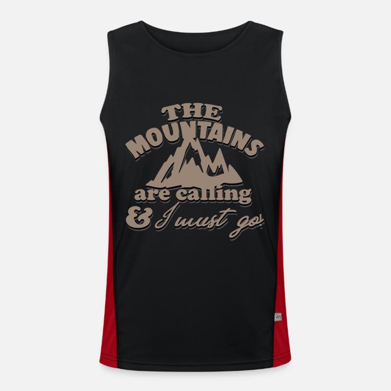 The mountains are calling Débardeur respirant contrasté Homme 