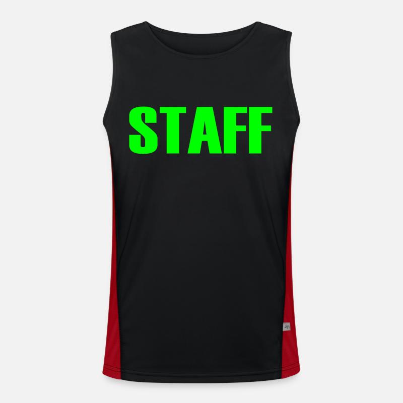 Staff Funktionelles Kontrast-Tank Top für Männer 