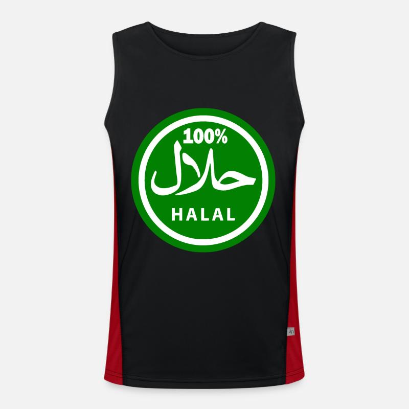 Halal حلال Funktionelles Kontrast-Tank Top für Männer 