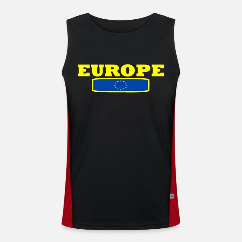 L'Europe  Débardeur respirant contrasté Homme 