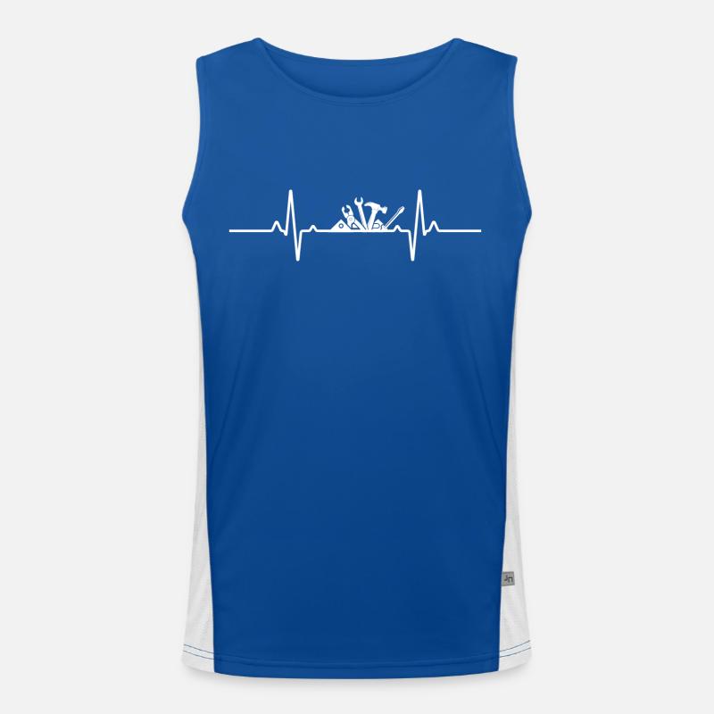 DIY - handyman the only real Men's Functional Contrast Tank Top 