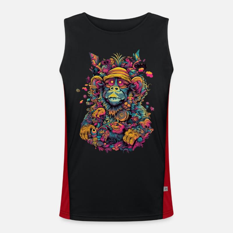Trippy Monkey Men's Functional Contrast Tank Top 