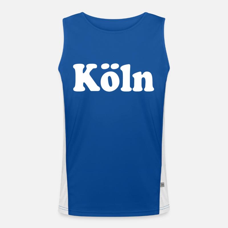 köln Funktionelles Kontrast-Tank Top für Männer 