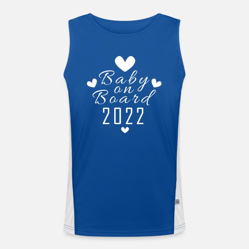Bébé 2022 - Naissance Enceinte 2022 Débardeur respirant contrasté Homme 