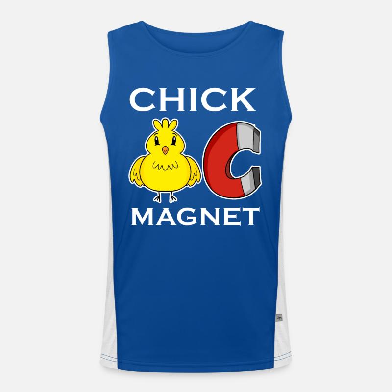 Chick Magnet Men's Functional Contrast Tank Top 