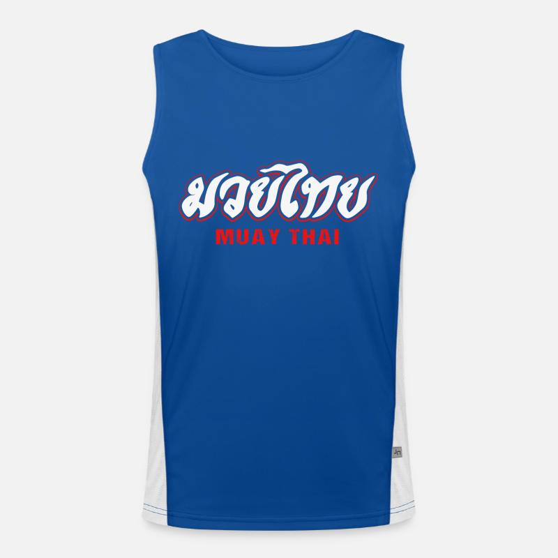 Thai boxing Men's Functional Contrast Tank Top 