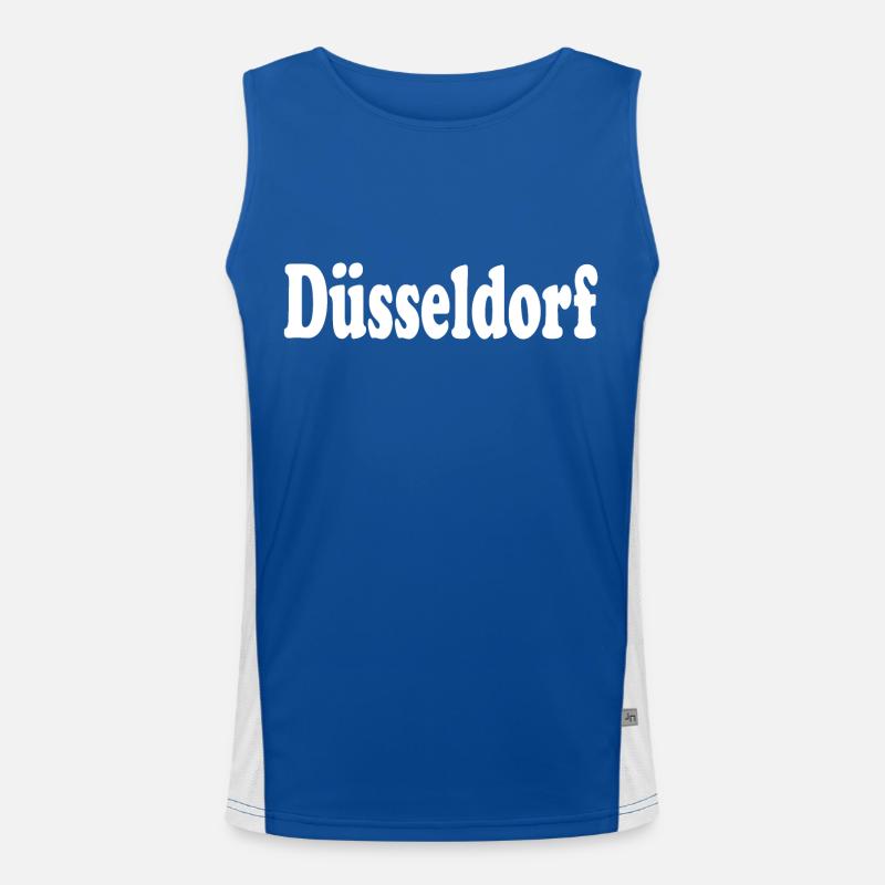 Düsseldorf Funktionelles Kontrast-Tank Top für Männer 