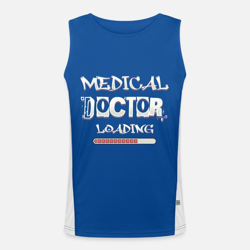 Médecin Chargement Drôle De Phrase De L’école De Médecine Débardeur respirant contrasté Homme 