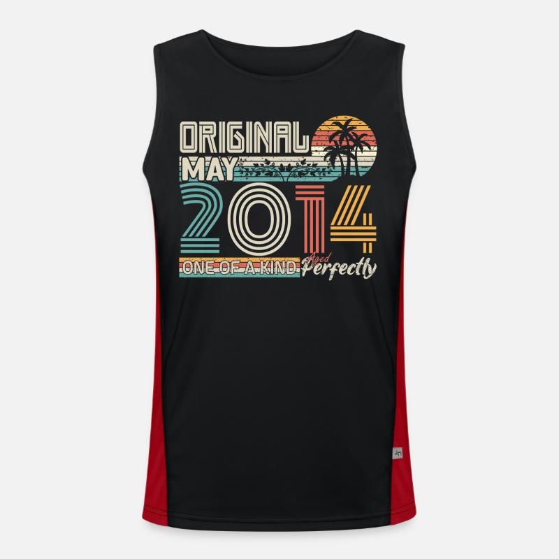 May 2014 anniversary May 2014 gift 2014 Men's Functional Contrast Tank Top 